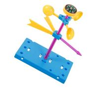 Gogogmee Kit Scientifico per Assemblare Indicatore Direzione del Vento in Resistente Gioco Educativo Stem per Esperimenti Scientifici e Sviluppo Osservazione e Pensiero