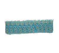 Gogogmee Lace Trim Decorativo per Tende e Ricamato Yarde per Cucito Fai da Te Rifinitura per Tende e Vestiti