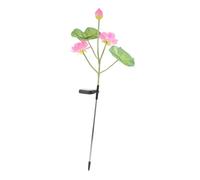 Gogogmee Lampada Solare da Giardino Forma di Fiore di LED Luce da Paletto per Prato e Cortile Risparmio Energetico Atmosfera Festiva per Esterni