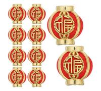 Gogogmee Lanterne Cinesi Rosse Caratteri Fu 20 Pezzi Decorazioni Tradizionali per Capodanno Cinese e Festa di Stagione Ornamenti Sospesi per Matrimoni e Celebrazioni Dell’Anno Lunare