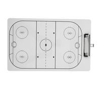 Gogogmee Lavagna Allenatore Hockey Doppia Faccia Cancellabile Portatile Resistente per Dimostrazione Leggera Uso Multisport