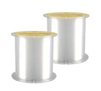 Gogogmee Lenza da Pesca Invisibile in Nylon Trasparente 500m Filo Monofilamento Resistente All’Abrasione Alta Forza di Trazione per Pesca in Mare e Lancio a lungo Raggio