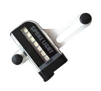 Gogogmee Luce per Raggi di Bicicletta LED a 14 LED Doppia Faccia 30 Pattern Colorati Accessorio Bici Montaggio Semplice e Resistente alle Intemperie per Sicurezza Notturna