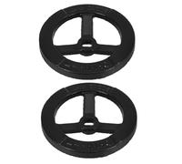 Gogogmee Maniglia a Ruota in Ferro per Idrante Antincendio Interno, 2 Pezzi, Ricambio Valvola Esterna per Uso Commerciale e Pubblico, Design Ergonomico per Funzionamento Fluido e Sicuro