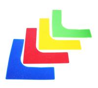 Gogogmee Marcatore per Campi da Tennis in PVC 4 Pezzi Angolo Retto Set di Marcatori per Allenamento Sportivo per Calcio Basket e attività All'aperto