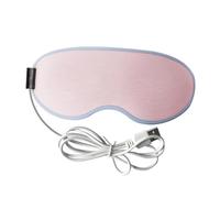 Gogogmee Maschera Occhi Riscaldata USB Vapore per Sonno Profondo e Relax Occhi Copertura Termica Rilassante per Emicrania e Affaticamento Lavabile Colore Rosa Parigi