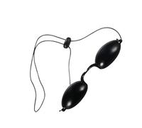 Gogogmee Maschera Protettiva Occhi Sicura Nera con Protezione Uv per Uso Quotidiano Comfort Ergonomico e Materiale Durevole Adatta Diverse Forme del Viso