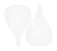 Gogogmee Maschera Protettiva Viso Trasparente per Lacca Chioma 2 Pezzi, Schermo Riutilizzabile in Plastica, Protezione Completa per Salone Parrucchieri, Utilizzo Professionale e Domestico