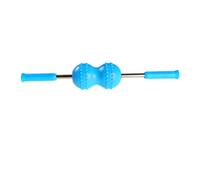 Gogogmee Massaggiatore Doppia Sfera per Collo Blu Bastoncino Compatto per Relax Muscolare e da Stress Strumento Multifunzionale per Cervicale Spalle e Braccia per Uomo e Donna