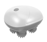 Gogogmee Massaggiatore Elettrico per Testa Portatile Leggero in Abs Adatto per Uso Asciutto e Bagnato, Dispositivo per Massaggio al Capelluto Batteria 850 Mah, Stile Casual Stili multipli