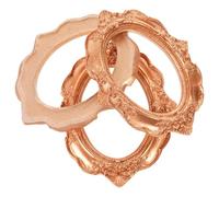 Gogogmee Mini Cornici Dorate Vintage in Resina 5X4" Set da 3 Pezzi per Fotografia Nail Art Accessori per Foto Unghie da Salone e Decorazioni Matrimonio