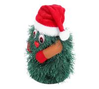 Gogogmee Mini Decorazione Rotante Per Natalizio Peluche Natalizio Elettrico Natalizia Interiore Per Casa o Camera Da Letto Atmosfera Festiva Senza Batteria Inclusa