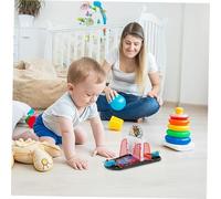 Gogogmee Mini Lanciatore Pinball e Basket da Tavolo Mini Canestro Basket Indoor con Palline Colorate Agilità Dita e Strategia in Design Sicuro e Divertente per Colore Colore Casuale