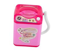 Gogogmee Mini Lavatrice Elettrica per Pulizia Spugnette Makeup Elettrodomestico Realistico e Automatico per Esperienza e Divertente Colore Rosa