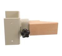 Gogogmee Mini Morsa Regolabile per Utensili Gioielli Morsetti Fissi, Banco Inclinabile in Legno Bianco per Lavorazione Metalli, Tavolo Pratico Portatile per Artigiani e Fai da Te