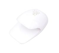 Gogogmee Mini Nail Dryer Fan Touch Control Potente Asciuga Unghie per Manicure e Pedicure in Plastica Ecologica Bianco per e Personale