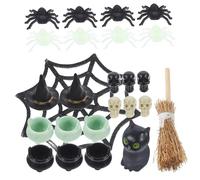 Gogogmee Miniature Halloween Decorazioni da Te Figurine Plastiche per Casa Addobbi Creativi per Party e Decorazioni Casa per Halloween e