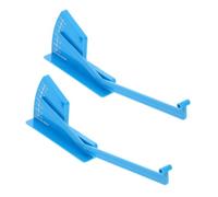 Gogogmee Misuratore di Portata per Tosaerba e Righello per Livellare Ponte, Set da 2 Pezzi in ABS Resistente, Strumento di Misurazione per La Cura del Prato e Regolazione Precisa del Piatto di Taglio