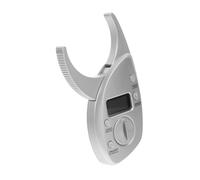 Gogogmee Misuratore Massa Grassa Corporeo Lcd Pratico e Accurato Calibro Plastico Argento per Analisi Grasso a Casa e Palestra