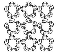 Gogogmee Molle per Bobina Macchina da Cucire Industriale 100 Pezzi Piastra a Molla in Acciaio Resistente 21 CM Accessorio Ricambio per Cucito Professionale e Uso Artigianale