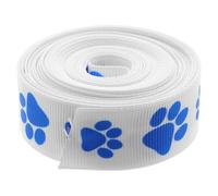 Gogogmee Nastro in Poliestere Stampa a Zampa Animale 22 CM X 45 M Nastro Decorativo Artigianale per Confezioni Regalo e Decorazioni per Feste Multiuso per Compleanni e Ricorrenze