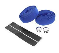 Gogogmee Nastro Manubrio Bici Strada Antiscivolo Carbonio Resistente Sudore Pioggia Avvolgente Leggero Grip Sicuro per Ciclismo Stradale e Fixed Gear Blu