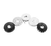 Gogogmee Nastro Metallico per Cani Stampa Zampe e Ossa, Nastro Cablato per Lavoretti Fai da Te, Bordo Rinforzato, 5 Pezzi da 5 Iarde, Decorazioni per Regali e Feste a Tema Animali