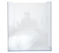 Gogogmee Organizer da Parete per Corrispondenza in Acrilico Trasparente Porta Documenti e Brochure con Ampia Capacità per Ufficio Supporto Mail Wall Mount per Lettere e Cartelle