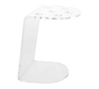 Gogogmee Organizer per Forbici Parrucchiere in Acrilico Supporto Tavolo con Scomparti Multipli per Forbici e Pettini e Antigraffio per e Barbieri