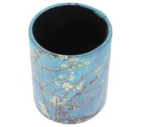 Gogogmee Organizer per Pennelli Trucco in Materiale Pelle Sintetica Design Semplice, Leggero e Resistente, per Uso Professionale in Ufficio, Salva Spazio e Non Si Deforma