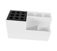 Gogogmee Organizzatore Porta Forbici e Pettini Per Parrucchiere, Scatola Multiuso Bianca Per Strumenti Da Salone, Portautensili Leggero e Stabile Per Styling Professionale