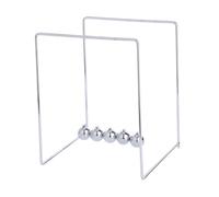 Gogogmee Ornamento Desktop Quadrato in Acciaio Inossidabile Sfera di Newton per Esperimenti Dinamici e Decorazione Casa e Ufficio Dispositivo di Bilanciamento e Inerzia S