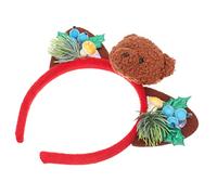 Gogogmee Orsetti Per Capelli Natalizio Cercchietto Fascia Capelli Forma Di Orso Copricapo Da Cartone Animato Per Cosplay Feste in Maschera Da Donna e Ragazza