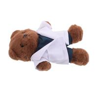 Gogogmee Orsetto Peluche Dottore con Divisa Medica Morbido e Leggero Giocattolo Peluche Educativo per Regalo Compleanno e Festa per Infermieri e Studenti di Medicina Decorazione Scuola
