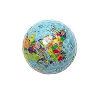 Gogogmee Palline Da Golf Da Allenamento Colorate Motivo Mappa Del Mondo, Materiale Resistente e Doppio Strato, Per Pratica Putting Indoor e Outdoor, Per Golfisti Di Tutti i Livelli