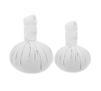 Gogogmee Palline da Massaggio alle Erbe di Artemisia 2 Pezzi Manico Ergonomico per Sollievo Muscolare Preciso, Adatte per Schiena e Mani in Ufficio e Vacanza