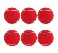 Gogogmee Palline da Tennis Elastiche Rosse in Gomma per Allenamento Principianti Set da 6 Pezzi per Tennis per Migliorare Servizio e Gioco su Campi all #39;Aperto