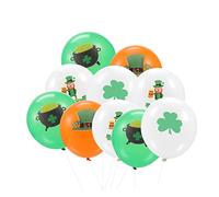 Gogogmee Palloncini Festa San Patrizio 40 Pezzi Palloncini Decorativi Oggetti di per Foto Decorazioni per Feste Irlandesi Materiale Durevole Colorati
