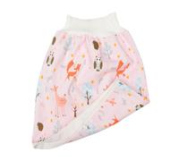 Gogogmee Pantaloni Per Allenamento Ragazzo Ragazza in Cotone Lavabili, Gonna Pieghevole Anti-perdita Urina, Mutandine Riutilizzabili Per Bimbo e Bimba