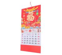 Gogogmee Parete del Cavallo con Pagine Strappabili Giornalmente Layout Mensile Chiaro e Festività Multinazionali Decorazione Colorata per Casa e Ufficio