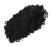 Gogogmee Parrucca Corta Nera Afro Sintetica per Donne Toupet Riccio per Cosplay e Uso Quotidiano Caschetto Ondulato Vestibilità Comoda e Sicura