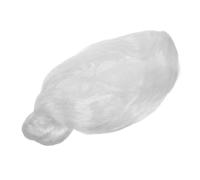 Gogogmee Parrucca da Vecchia Signora con Chignon Bianco Parrucca Cosplay per Feste e Palcoscenico Accessorio Versatile per Travestimenti da Nonna Facile da Indossare e Adatta Varie