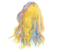 Gogogmee Parrucche Ondulate Arcobaleno Finti Parrucche Ondulate Colorate Per Cosplay E Travestimenti Da Festa