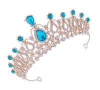 Gogogmee per Bambine in Metallo con Tiara e Resistente per Compleanni e Feste Accessorio Costume Fotografico