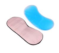 Gogogmee Per Dormire Seta Con Protezione Per Occhi Design Elegante Rosa Per Viaggi e Uso Domestico Aiuta Migliorare Sonno e Gonfiore Degli Occhi