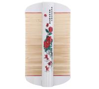 Gogogmee Pettine di Bambù a Doppia Faccia per Chioma Fini e Spessi Pettine Antipulci e Antiforfora e Animali Domestici e Leggero Denti Densi per Cura del Cuoio Capelluto