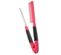 Gogogmee Pettine Lisciante per Chioma Donna Pieghevole in Abs e Lega, Piastra per Stiraggio e Styling Professionale, per Casa e Viaggio