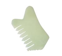 Gogogmee Pettine Massaggiante in Pietra Naturale per Capelluto Strumento Scraping con Liscio per Stimolazione e Stress Adatto Tutti