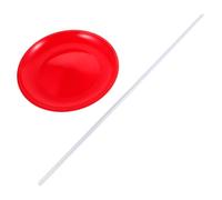 Gogogmee Piastra Rotante in Plastica con Bastoncini per Spettacoli Circensi Accessori Allenamento Giocolieri Giocattolo Abilità Manuale per Principianti e Professionisti