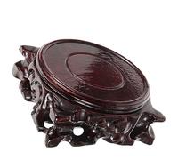 Gogogmee Piedistallo in Legno Massiccio per Bonsai e Teiera, Base da Tavolo per Esposizione di Vasi e Statuette, Supporto per Vaso Bordi Lisci Adatto a Decorazioni Casa e Giardino